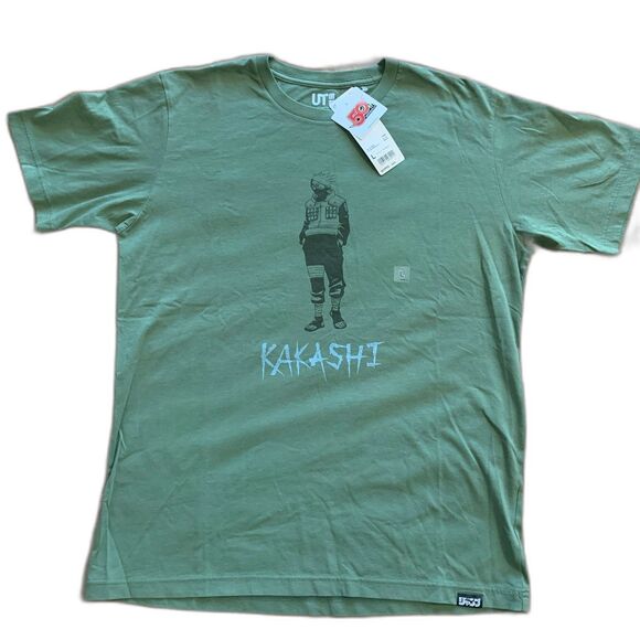 Uniqlo X Shonen Jump 50th Anniversary Naruto Kakashi T Shirt Men's - Large nwt - Picture 1 of 6